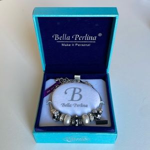 Bella Perlina silver and crystal bracelet - NWT in original box